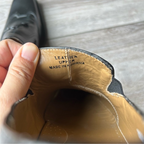 Kenneth Cole Black Leather Square Tod Tassel Loafer - Picture 10 of 16